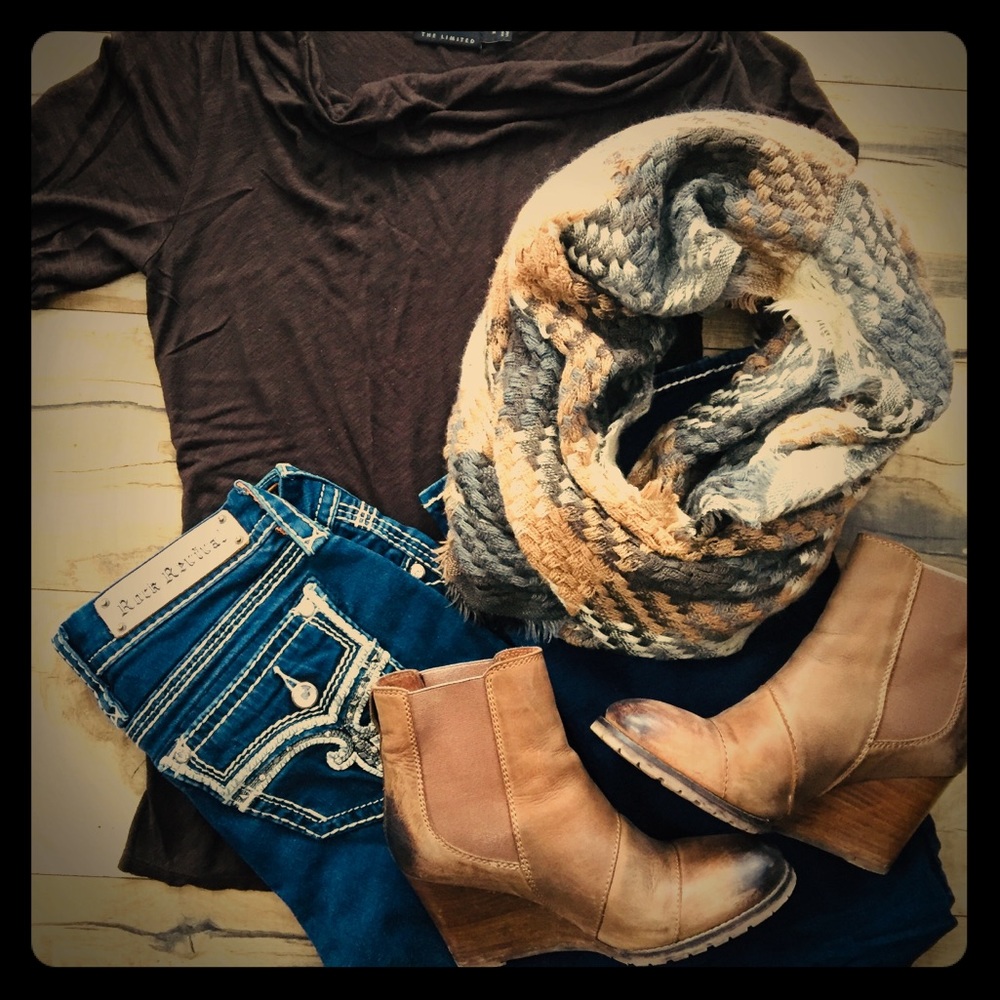 The Limited Cowl Neck Layering Top
